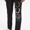 Pantalones deportivos de marca gráfica para hombre