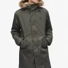 Parka con forro interior y cremallera para hombre Parka con forro interior y cremallera para hombre