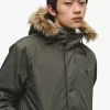 Parka con forro interior y cremallera para hombre Parka con forro interior y cremallera para hombre