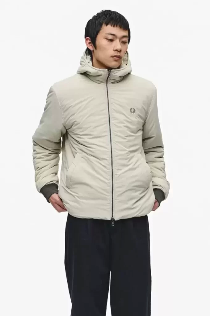 Parka con forro interior y cremallera para hombre Parka con forro interior y cremallera para hombre