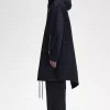 Parka con parche estampado para hombre