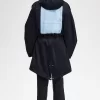 Parka con parche estampado para hombre