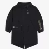 Parka con parche estampado para hombre
