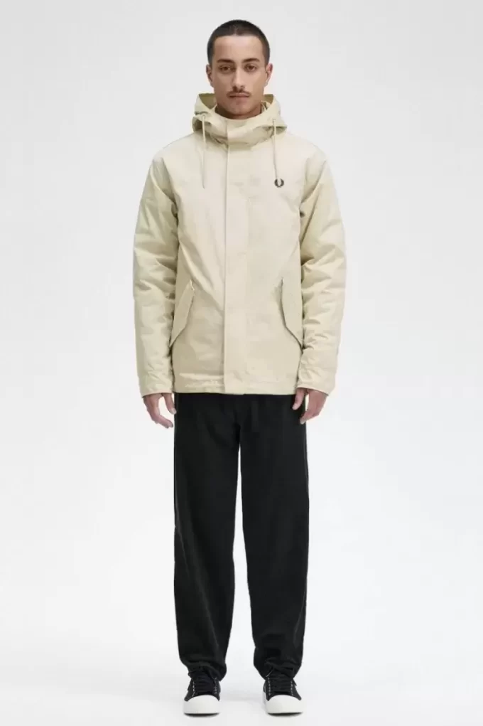 Parka corta acolchada para hombre