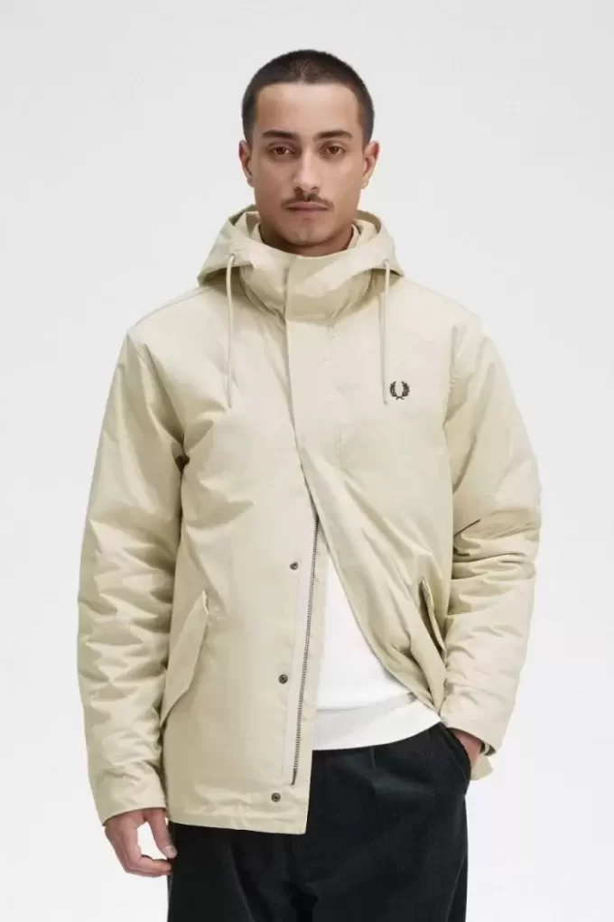 Parka corta acolchada para hombre