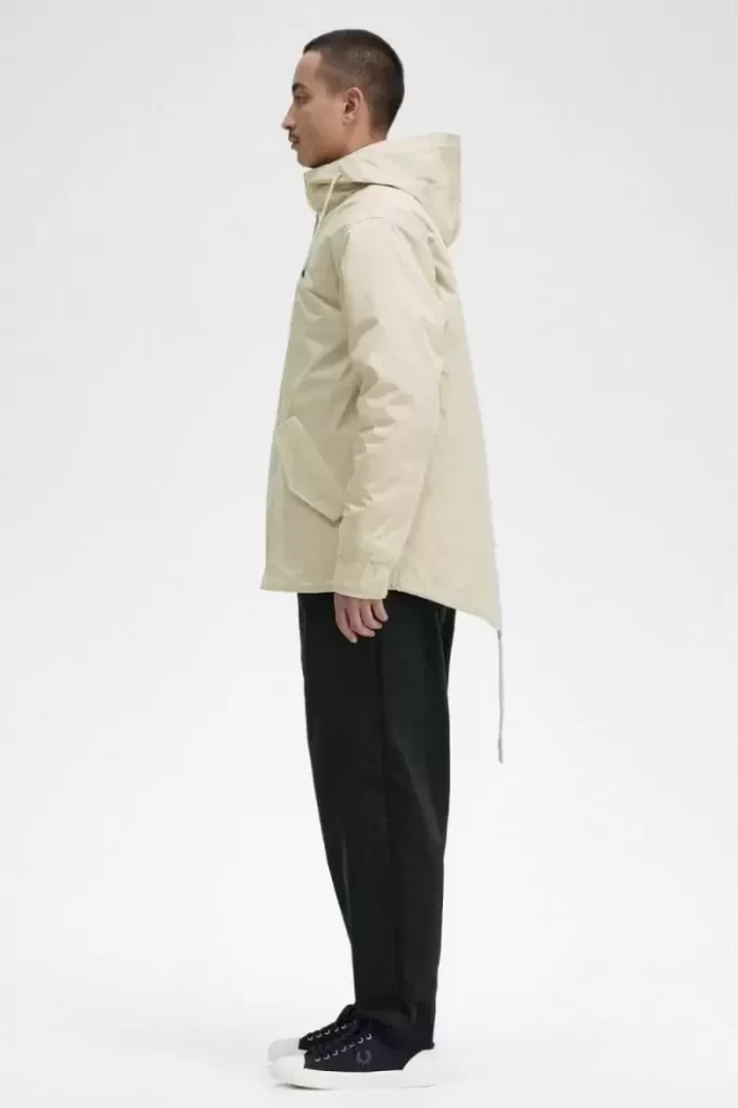 Parka corta acolchada para hombre