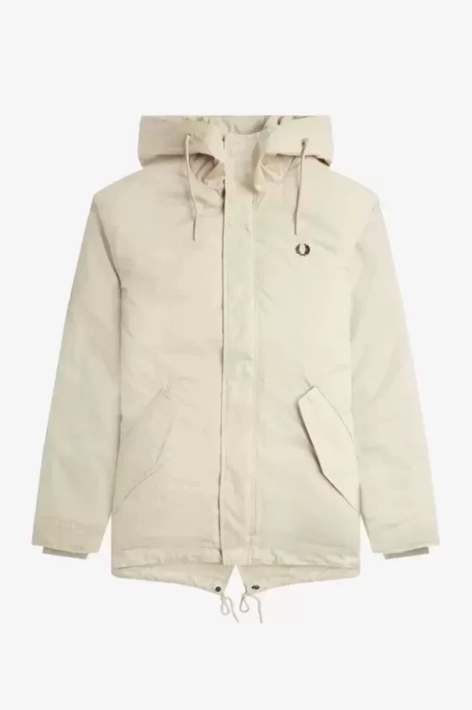 Parka corta acolchada para hombre