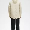 Parka corta acolchada para hombre