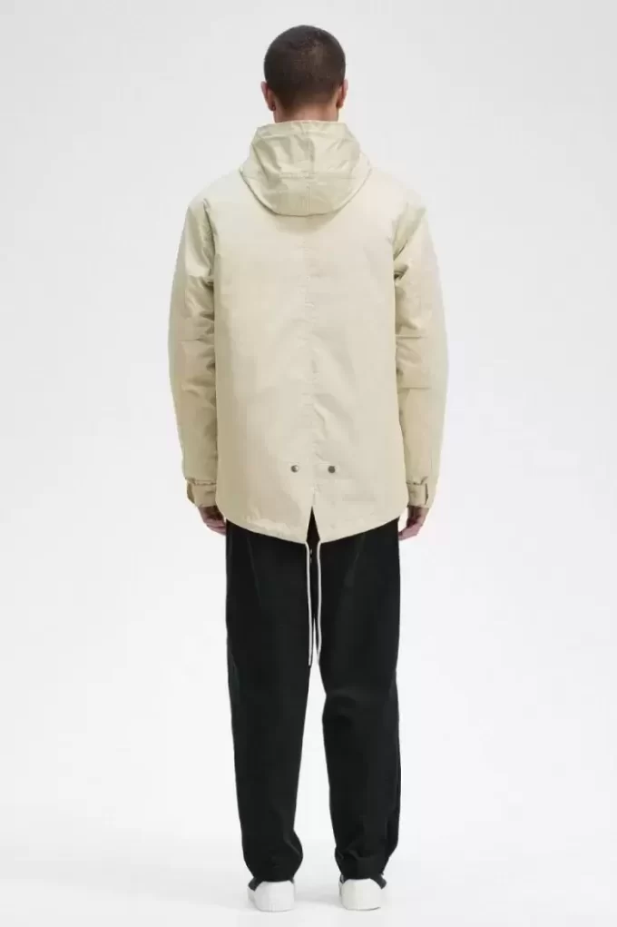 Parka corta acolchada para hombre