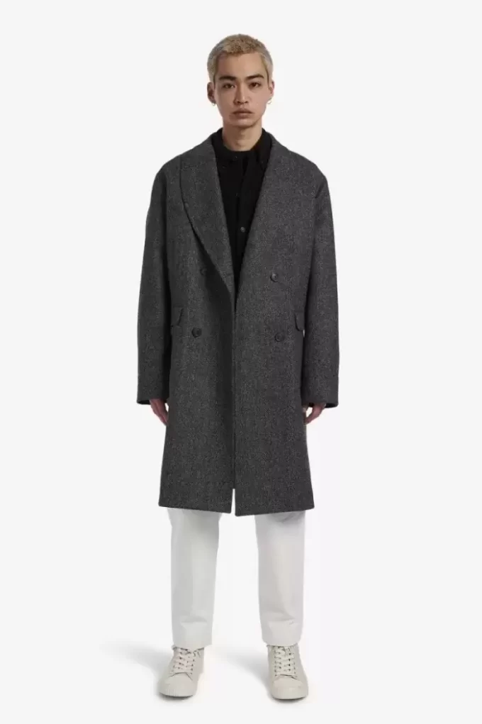 Parka cruzada para hombre