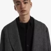 Parka cruzada para hombre