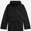 Parka de algodón encerado para hombre