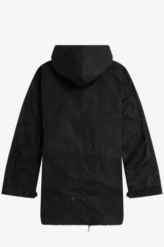 Parka de algodón encerado para hombre