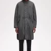 Parka de hombre con dobladillo recto