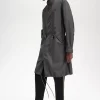 Parka de hombre con dobladillo recto