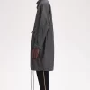 Parka de hombre con dobladillo recto