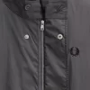 Parka de hombre con dobladillo recto