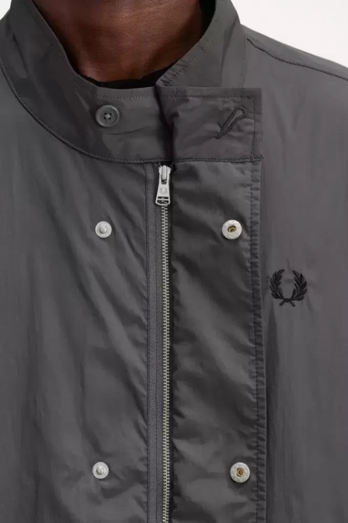 Parka de hombre con dobladillo recto