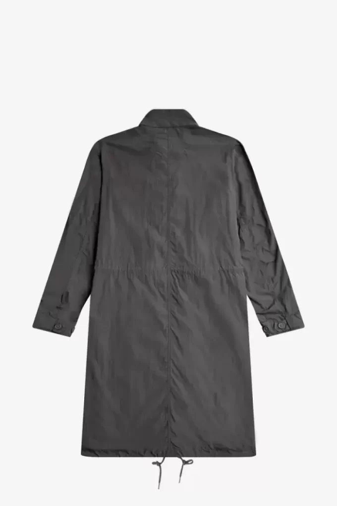 Parka de hombre con dobladillo recto