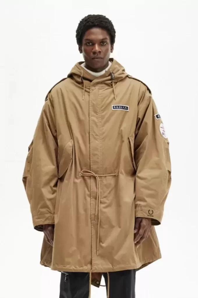Parka estampada para hombre