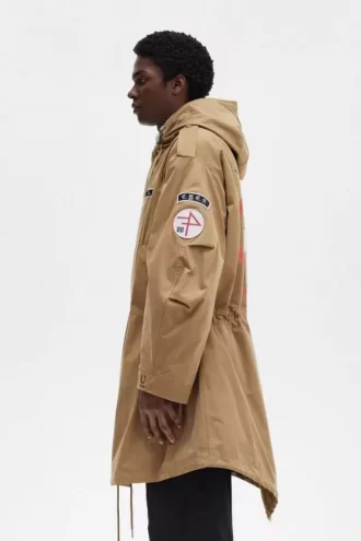 Parka estampada para hombre
