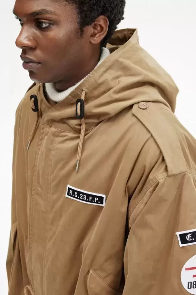 Parka estampada para hombre
