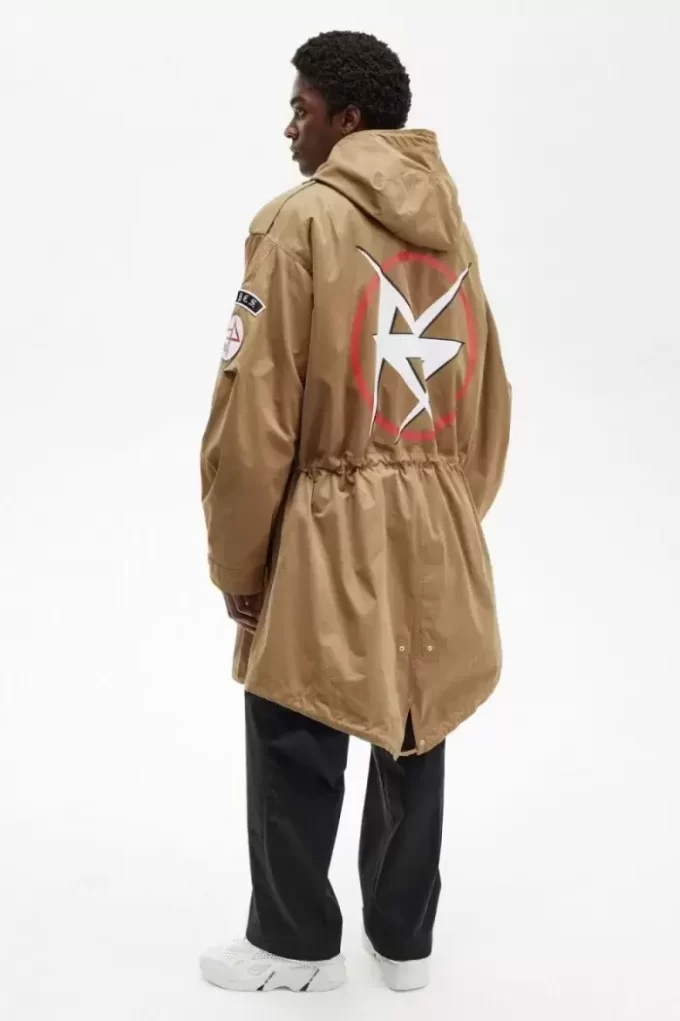 Parka estampada para hombre