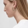 Pendientes de corona de laurel para mujer Pendientes de corona de laurel para mujer