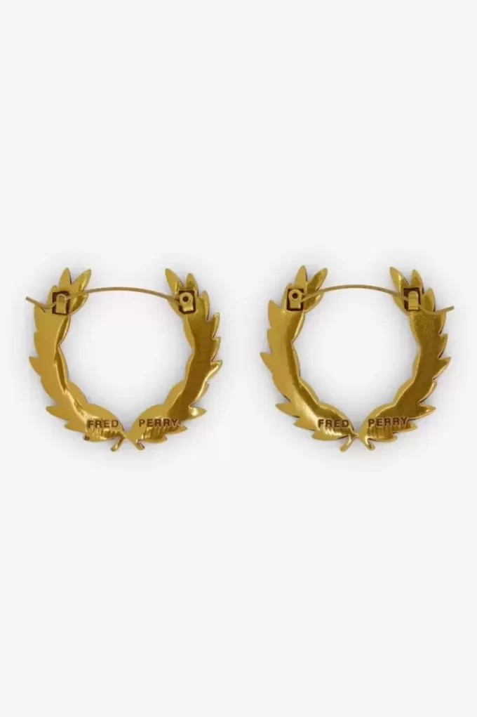 Pendientes de corona de laurel para mujer Pendientes de corona de laurel para mujer