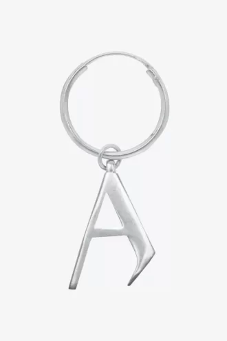 Pendientes de plata de ley para hombre