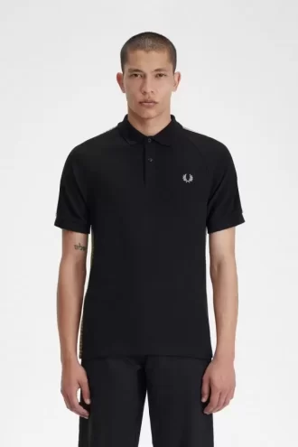 Polo con cinta de panal para hombre