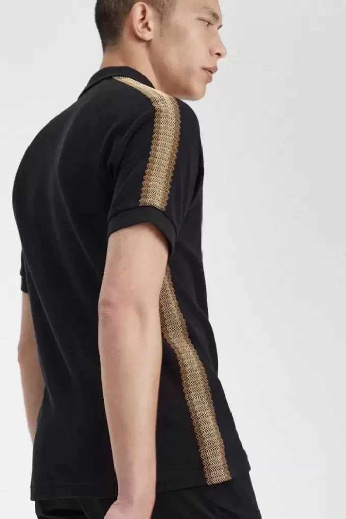 Polo con cinta de panal para hombre Polo con cinta de panal para hombre