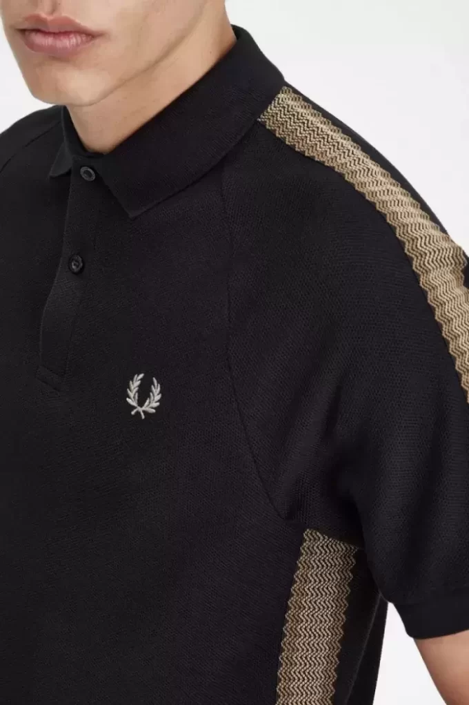 Polo con cinta de panal para hombre Polo con cinta de panal para hombre