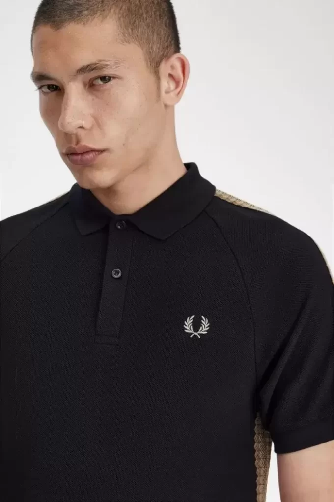 Polo con cinta de panal para hombre Polo con cinta de panal para hombre