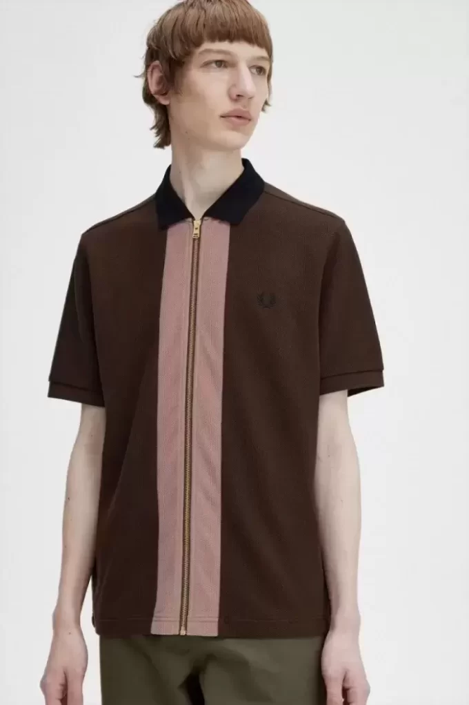 Polo con cremallera para hombre Polo con cremallera para hombre