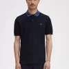 Polo con cuello gráfico para hombre Polo con cuello gráfico para hombre