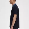 Polo con cuello gráfico para hombre Polo con cuello gráfico para hombre