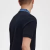 Polo con cuello gráfico para hombre Polo con cuello gráfico para hombre