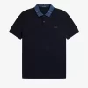 Polo con cuello gráfico para hombre Polo con cuello gráfico para hombre