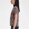 Polo con estampado de cebra para mujer Polo con estampado de cebra para mujer
