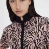 Polo con estampado de cebra para mujer Polo con estampado de cebra para mujer