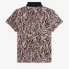 Polo con estampado de cebra para mujer Polo con estampado de cebra para mujer