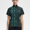 Polo con estampado de serpiente para mujer Polo con estampado de serpiente para mujer