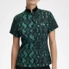 Polo con estampado de serpiente para mujer Polo con estampado de serpiente para mujer
