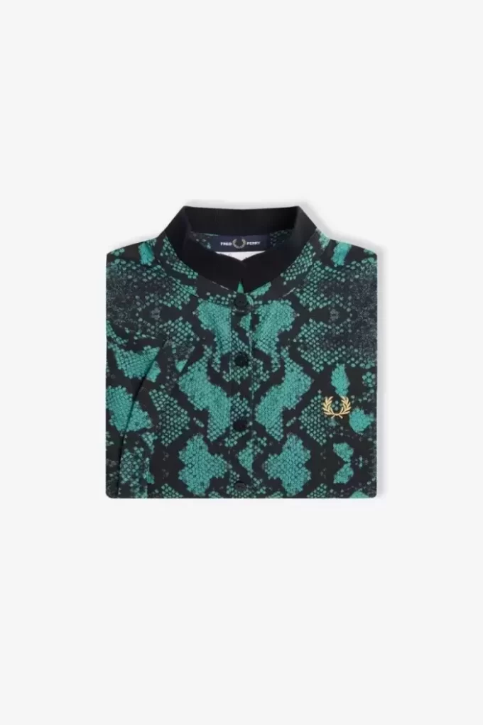 Polo con estampado de serpiente para mujer Polo con estampado de serpiente para mujer