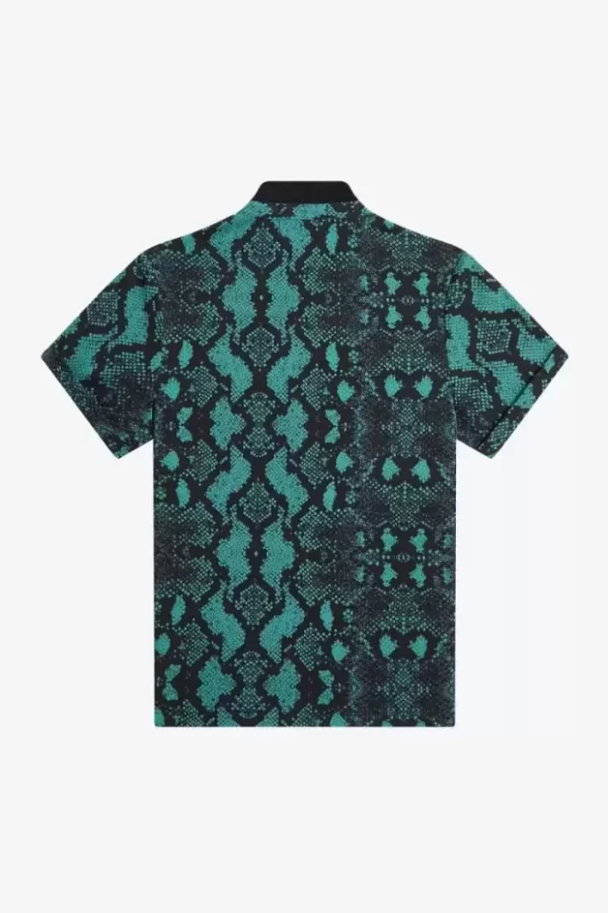 Polo con estampado de serpiente para mujer Polo con estampado de serpiente para mujer