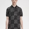 Polo con gráfico de bloques para hombre Polo con gráfico de bloques para hombre