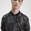 Polo con gráfico de bloques para hombre Polo con gráfico de bloques para hombre