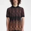 Polo con gráfico de olas para hombre Polo con gráfico de olas para hombre