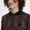 Polo con gráfico de olas para hombre Polo con gráfico de olas para hombre